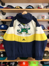 Load image into Gallery viewer, Vintage Apex One Notre Dame Fighting Irish Puffer Jacket Size Large
