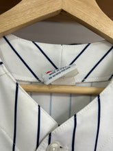 Load image into Gallery viewer, Vintage Majestic New York Yankees Bernie Williams Pinstripe Jersey Large
