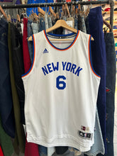Load image into Gallery viewer, 2016 Adidas New York Knicks Kristaps Porzingis Rookie Hardwood Classics Swingman Jersey Large
