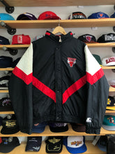 Load image into Gallery viewer, Vintage Starter Chicago Bulls Zip Up Puffer Jacket Size Large

