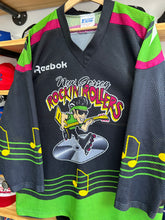Load image into Gallery viewer, Vintage 90s Reebok RHI New Jersey Rockin’ Rollers Roller Hockey Jersey XL
