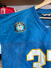 Load image into Gallery viewer, Vintage Jeff Hamilton 2000 San Diego Chargers Leather Rodney Harrison Jersey 2XL
