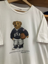 Load image into Gallery viewer, Vintage Polo Ralph Lauren Basketball Bear Tee Size XL
