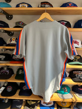 Load image into Gallery viewer, Vintage Late 1980s Rawlings New York Mets Road Gray Racing Stripes Authentic Jersey 42 Large
