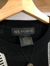 Load image into Gallery viewer, Deadstock Vintage F/X Fusion Geometric Knit Sweater Size Large
