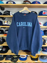 Load image into Gallery viewer, Vintage Nike UNC Carolina Tarheels Swoosh Crewneck 2XL

