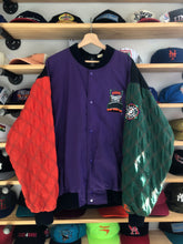 Load image into Gallery viewer, Vintage Starter Flip Side Bell Biv DeVoe Hip-Hop R&amp;B Promo Crew Bomber Jacket Size XL

