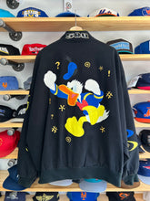 Load image into Gallery viewer, Vintage 2004 Jeff Hamilton Donald Duck Daytona 500 NASCAR Jacket 2XL
