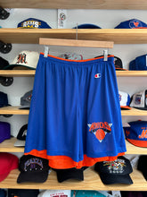Load image into Gallery viewer, Vintage 90s Champion New York Knicks Reversible Practice Shorts Sz Large
