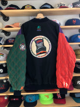 Load image into Gallery viewer, Vintage Starter Flip Side Bell Biv DeVoe Hip-Hop R&amp;B Promo Crew Bomber Jacket Size XL
