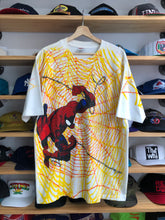 Load image into Gallery viewer, Vintage 1997 Marvel Comics SpiderMan AOP Tee Size Large
