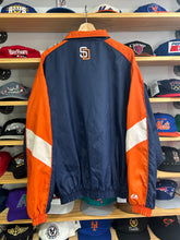 Load image into Gallery viewer, Vintage Majestic San Diego Padres Zip Up Jacket Size Large
