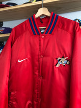 Load image into Gallery viewer, Vintage Nike Philadelphia 76ers Bomber Jacket Size XL
