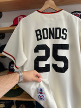 Load image into Gallery viewer, Vintage Majestic San Francisco Giants Barry Bonds Cream Jersey Large
