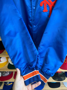 Vintage Pyramid New York Mets Satin Cotton Lined Jacket M / L