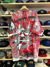 Load image into Gallery viewer, Vintage 1992 UNLV Runnin’ Rebels All Over Print Tee Size XL
