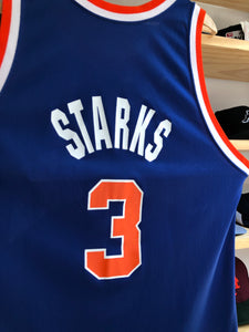 Vintage Champion New York Knicks John Starks Jersey Size 44/Large