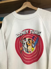 Load image into Gallery viewer, Vintage 1989 Looney Tunes Double Sided Crewneck Sweater Size Medium
