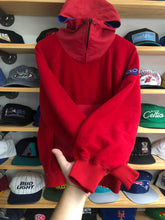Load image into Gallery viewer, Vintage Polo Ralph Lauren Hi-Tech Fleece Quarter Zip Hooded Sweater Size Medium
