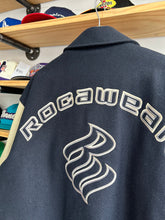 Load image into Gallery viewer, Vintage Y2K Rocawear Leather / Wool Varsity Jacket Large
