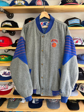 Load image into Gallery viewer, Vintage 1989 Starter New York Knicks Wool Script Varsity Jacket XL
