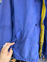 Load image into Gallery viewer, Vintage Polo Ralph Lauren Blue / Yellow Cookie Sailing Jacket Large / XL
