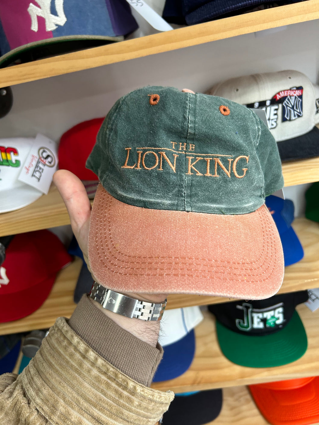 Vintage The Lion King Disney Promo Strap Back Dad Hat