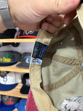Load image into Gallery viewer, Vintage Chicago Bulls G Cap Khaki Denim Strapback Dad Hat
