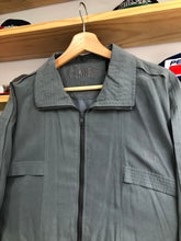 Load image into Gallery viewer, Vintage Genelli 100% Silk Zip Up Track Jacket Size XL
