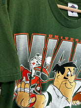 Load image into Gallery viewer, Vintage 1994 University of Miami Fred Flintstones Graphic Tee Large
