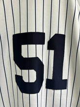 Load image into Gallery viewer, Vintage Majestic New York Yankees Bernie Williams Pinstripe Jersey Large
