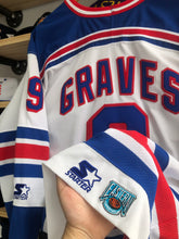Load image into Gallery viewer, Vintage Starter New York Rangers Adam Graves Jersey Size Large
