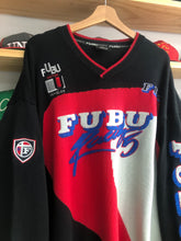 Load image into Gallery viewer, Vintage Fubu Racing Knit Sweater Size 2XL

