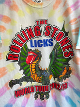 Load image into Gallery viewer, Vintage 2002 The Rolling Stones Tie-Dye Licks Tour Tee Size XL

