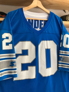 Vintage Starter Detroit Lions Barry Sanders Reversible Jersey Size 52/XL