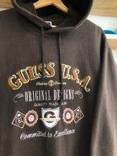 Load image into Gallery viewer, Vintage Guess U.S.A. Brown Hoodie Size Large
