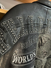 Load image into Gallery viewer, Vintage Y2K Pelle Pelle Worlds Best Black Leather Studded Jacket 52 XL / 2XL
