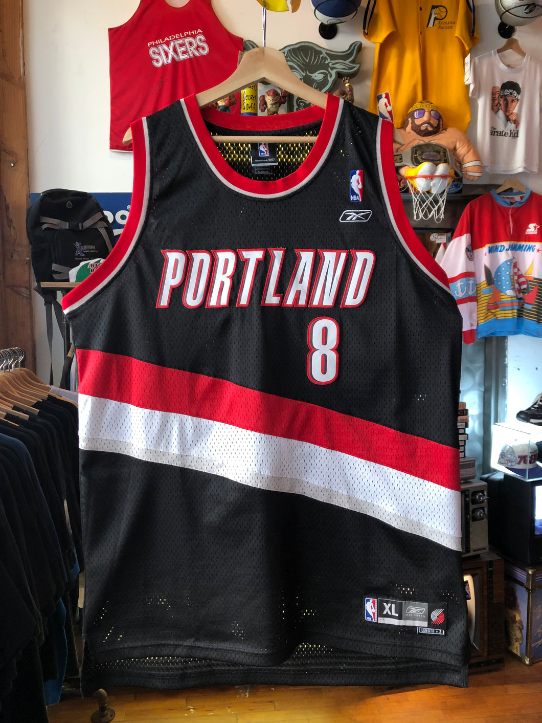 Reebok Swingman NBA Portland Trailblazers Martell Webster Basketball Jersey Size XL