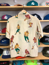 Load image into Gallery viewer, Vintage Cacharel Football Button Shirt Size Small
