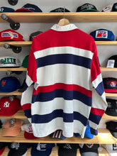 Load image into Gallery viewer, Vintage Polo Ralph Lauren Striped Red white Blue Rugby Large / XL
