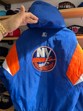 Load image into Gallery viewer, Vintage Starter New York Islanders Front Pouch Pullover Jacket XL
