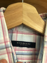 Load image into Gallery viewer, Vintage Burberry London Plaid Checkered Button Up Shirt Size 16R
