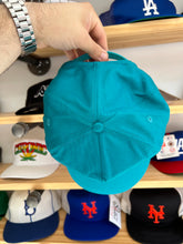 Load image into Gallery viewer, Vintage Yankees Teal Twill Custom Snapback

