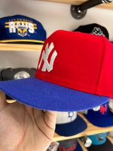 Load image into Gallery viewer, Vintage Yankees Wool Blue Red Otto Custom SnapBack
