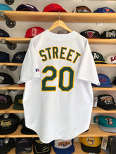 Load image into Gallery viewer, Vintage Russell Athletic Oakland Athletics Huston Street Jersey Size XL
