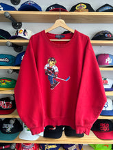 Load image into Gallery viewer, Vintage Polo Ralph Lauren Hockey  Bear Crewneck Sweater L / XL
