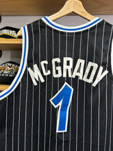 Load image into Gallery viewer, Vintage Reebok Tracy Mcgrady Orlando Magic Hardwood Classic Pinstripe Authentic Jersey 44 Large
