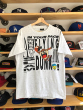 Load image into Gallery viewer, Vintage 1991 Warner Bros. Taz High Flying Slam Dunk Tee Size Large
