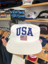 Load image into Gallery viewer, Vintage Polo Ralph Lauren USA Spellout Strapback Hat
