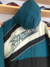 Load image into Gallery viewer, Vintage Pro Player Philadelphia Eagles Puffer Jacket Size Youth XL
